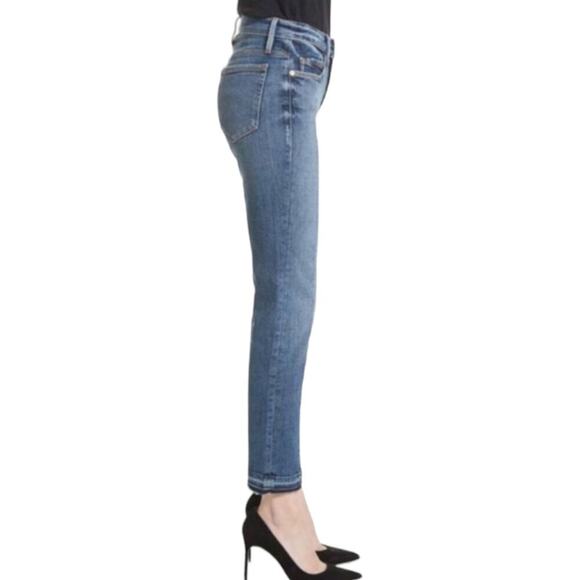 Frame Denim Straight Ankle Jeans Le Nouveau Straight Sheffield Medium Wash - Picture 2 of 12